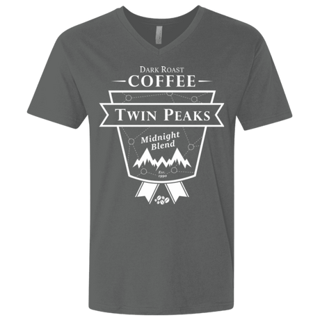 T-Shirts Heavy Metal / X-Small Twin Peaks Dark Roast Men's Premium V-Neck