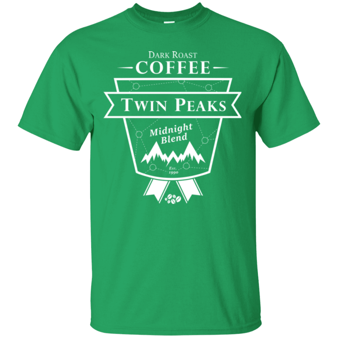 T-Shirts Irish Green / Small Twin Peaks Dark Roast T-Shirt