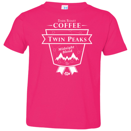 T-Shirts Hot Pink / 2T Twin Peaks Dark Roast Toddler Premium T-Shirt