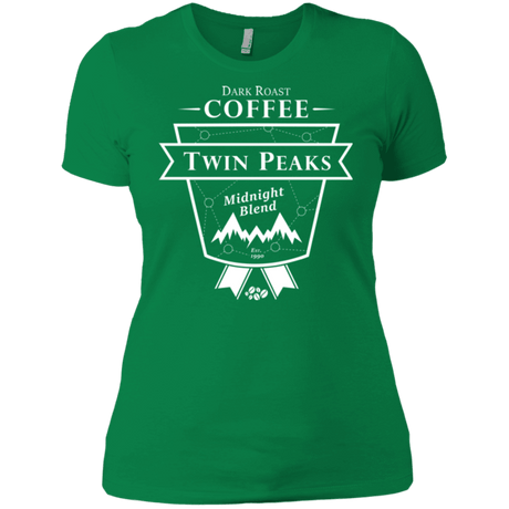 T-Shirts Kelly Green / X-Small Twin Peaks Dark Roast Women's Premium T-Shirt