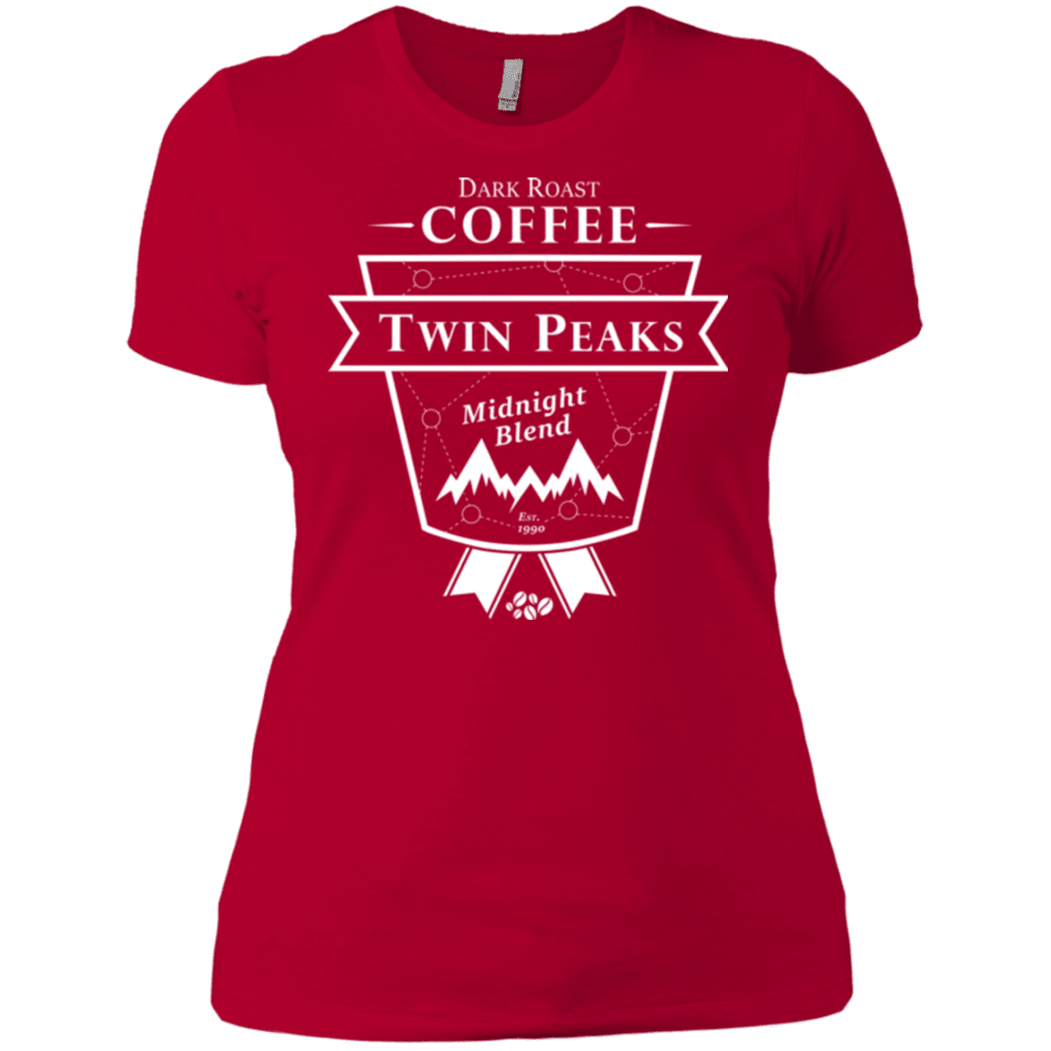 T-Shirts Red / X-Small Twin Peaks Dark Roast Women's Premium T-Shirt