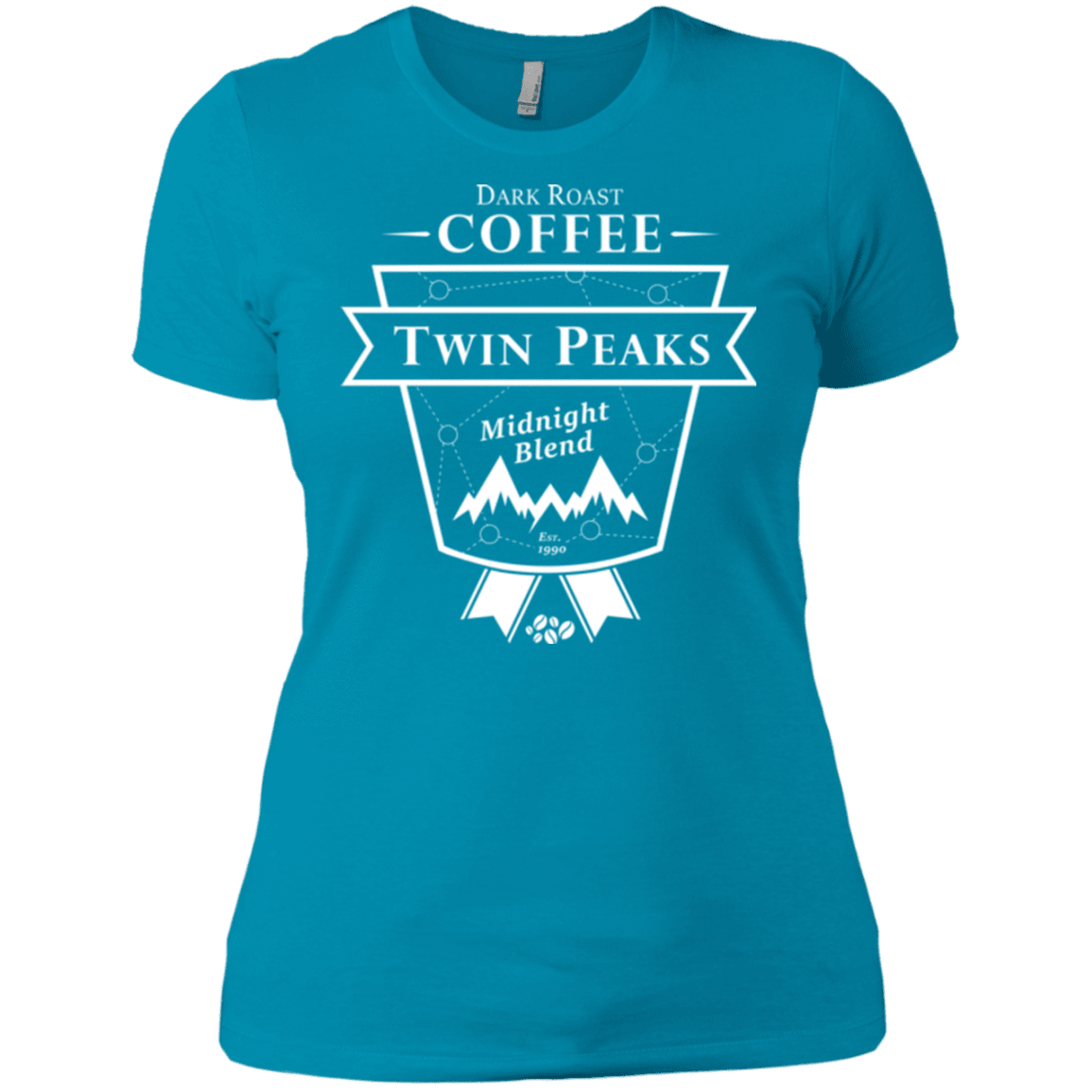 T-Shirts Turquoise / X-Small Twin Peaks Dark Roast Women's Premium T-Shirt
