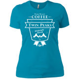 T-Shirts Turquoise / X-Small Twin Peaks Dark Roast Women's Premium T-Shirt