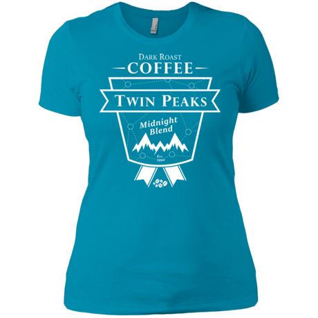 T-Shirts Turquoise / X-Small Twin Peaks Dark Roast Women's Premium T-Shirt