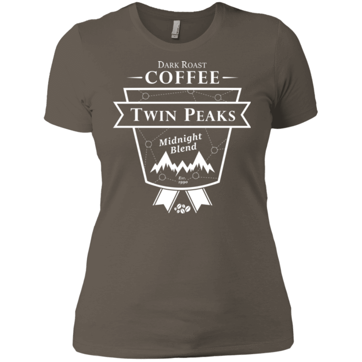 T-Shirts Warm Grey / X-Small Twin Peaks Dark Roast Women's Premium T-Shirt