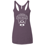 Twin Peaks Dark Roast Women's Triblend Racerback Tank