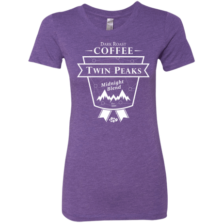 T-Shirts Purple Rush / Small Twin Peaks Dark Roast Women's Triblend T-Shirt