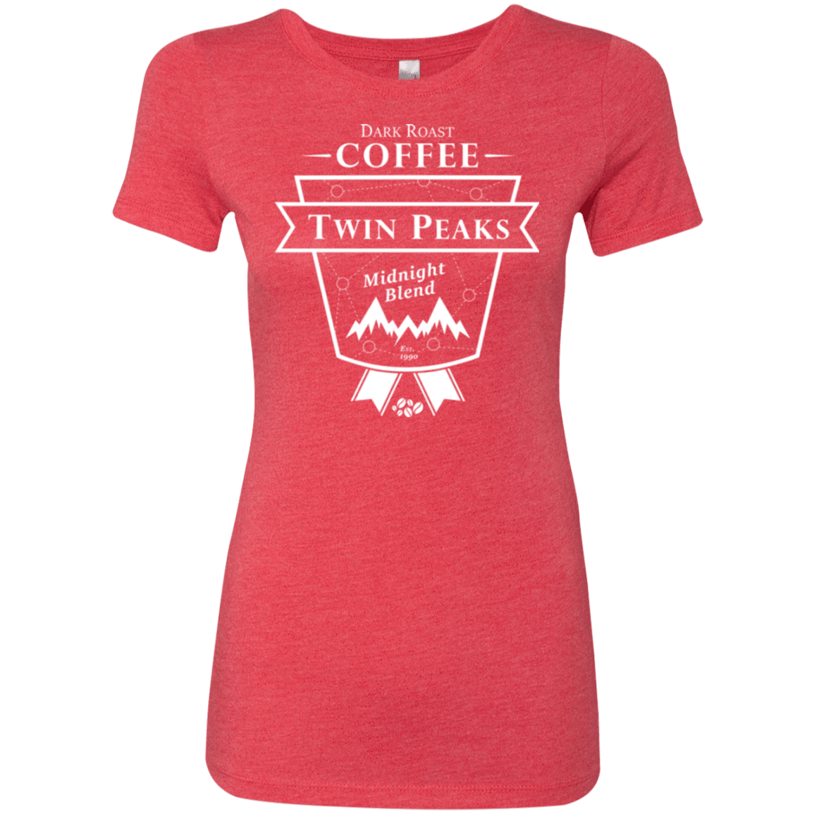 T-Shirts Vintage Red / Small Twin Peaks Dark Roast Women's Triblend T-Shirt