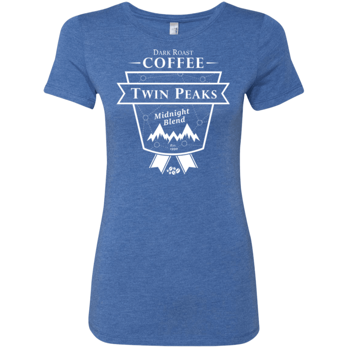 T-Shirts Vintage Royal / Small Twin Peaks Dark Roast Women's Triblend T-Shirt