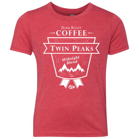 T-Shirts Vintage Red / YXS Twin Peaks Dark Roast Youth Triblend T-Shirt