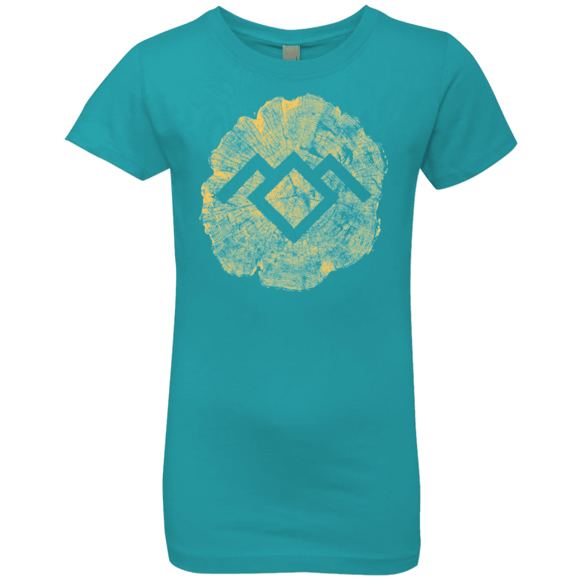 T-Shirts Tahiti Blue / YXS TWIN PEAKS LOG Girls Premium T-Shirt