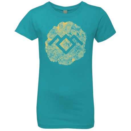 T-Shirts Tahiti Blue / YXS TWIN PEAKS LOG Girls Premium T-Shirt