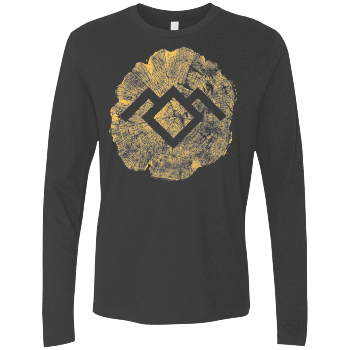 T-Shirts Heavy Metal / Small TWIN PEAKS LOG Men's Premium Long Sleeve