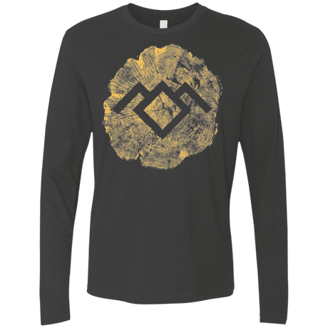 T-Shirts Heavy Metal / Small TWIN PEAKS LOG Men's Premium Long Sleeve