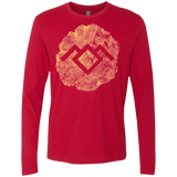 T-Shirts Red / Small TWIN PEAKS LOG Men's Premium Long Sleeve
