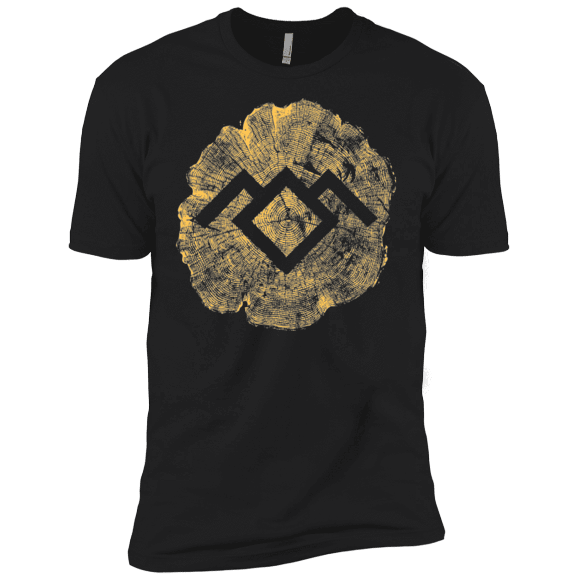 T-Shirts Black / X-Small TWIN PEAKS LOG Men's Premium T-Shirt