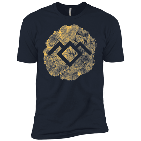 T-Shirts Midnight Navy / X-Small TWIN PEAKS LOG Men's Premium T-Shirt