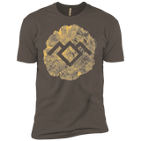 T-Shirts Warm Grey / X-Small TWIN PEAKS LOG Men's Premium T-Shirt