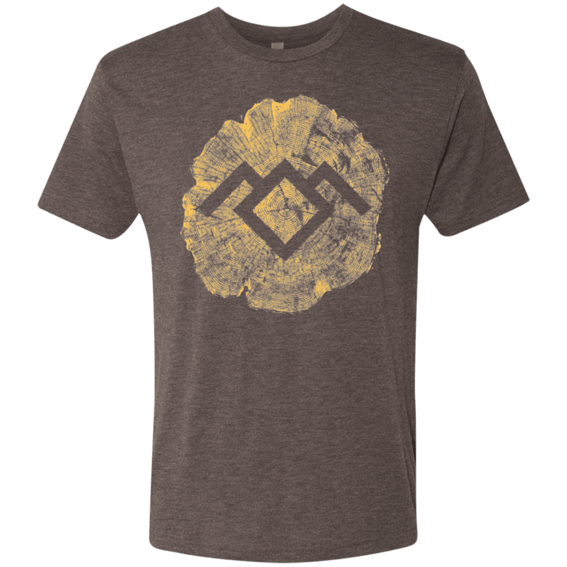 T-Shirts Macchiato / Small TWIN PEAKS LOG Men's Triblend T-Shirt