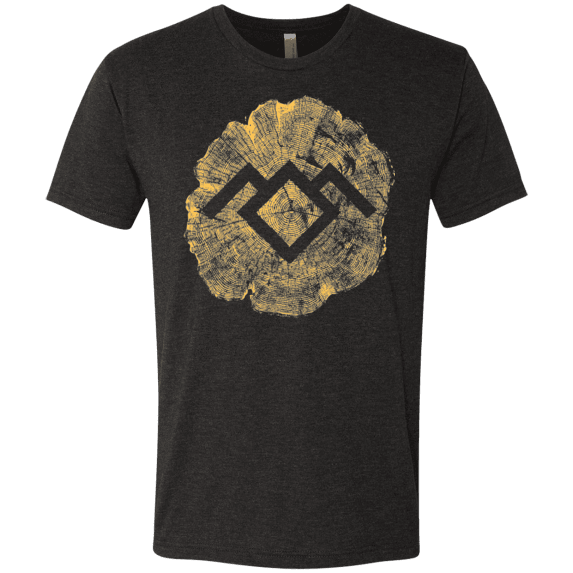 T-Shirts Vintage Black / Small TWIN PEAKS LOG Men's Triblend T-Shirt
