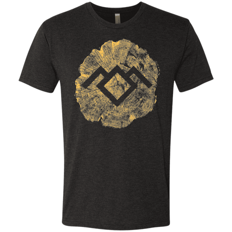 T-Shirts Vintage Black / Small TWIN PEAKS LOG Men's Triblend T-Shirt