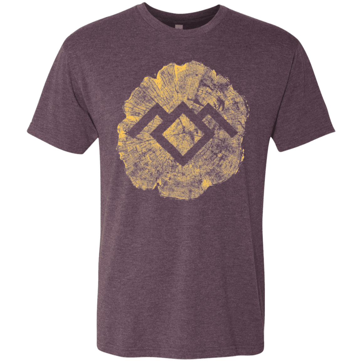 T-Shirts Vintage Purple / Small TWIN PEAKS LOG Men's Triblend T-Shirt