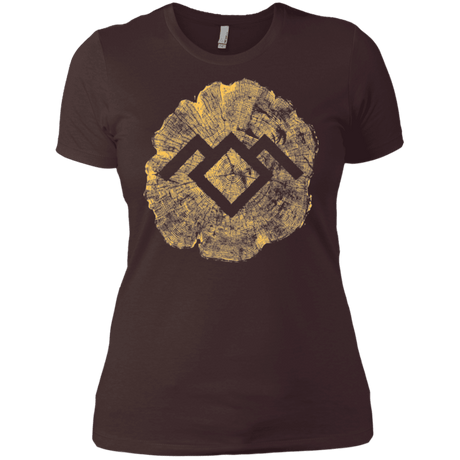 T-Shirts Dark Chocolate / X-Small TWIN PEAKS LOG Women's Premium T-Shirt