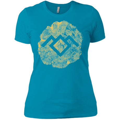 T-Shirts Turquoise / X-Small TWIN PEAKS LOG Women's Premium T-Shirt