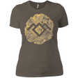 T-Shirts Warm Grey / X-Small TWIN PEAKS LOG Women's Premium T-Shirt