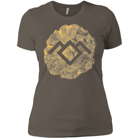T-Shirts Warm Grey / X-Small TWIN PEAKS LOG Women's Premium T-Shirt