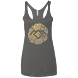 T-Shirts Premium Heather / X-Small TWIN PEAKS LOG Women's Triblend Racerback Tank