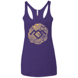 T-Shirts Purple / X-Small TWIN PEAKS LOG Women's Triblend Racerback Tank
