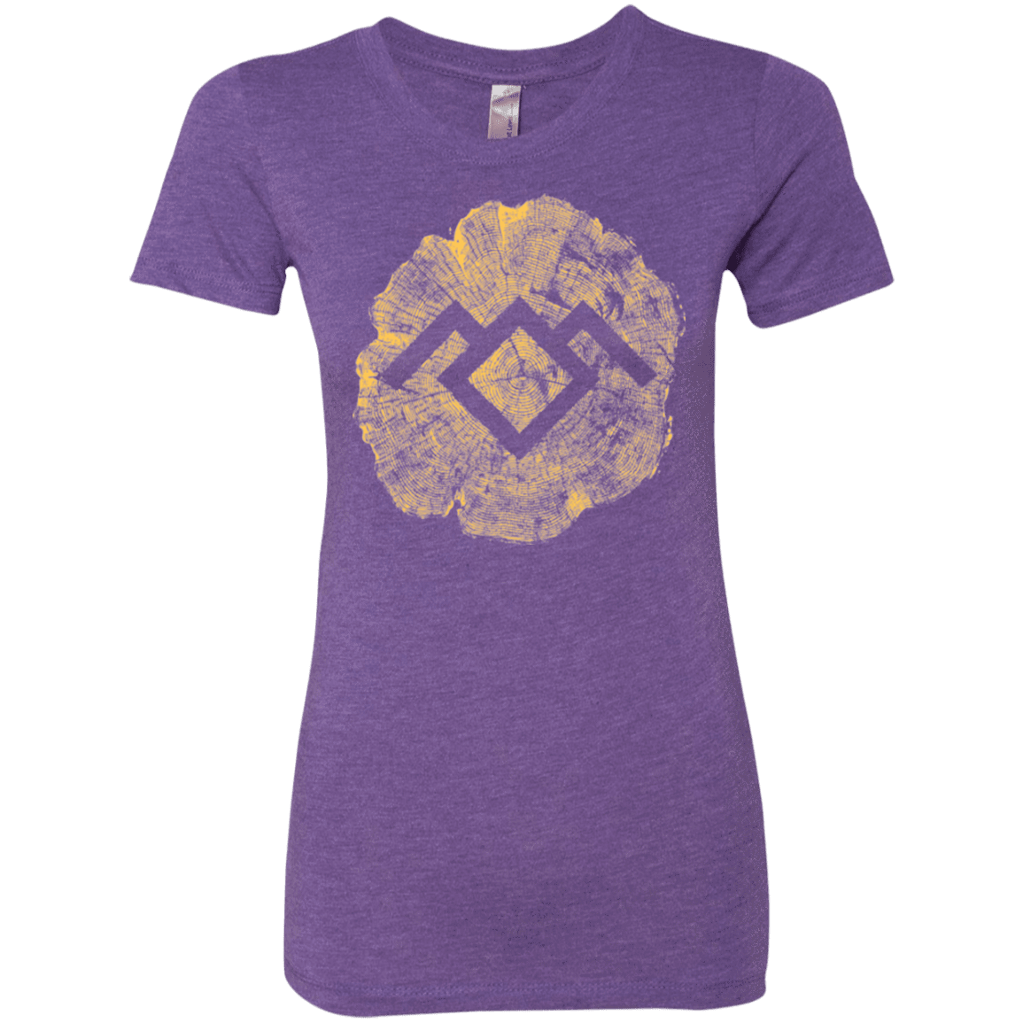 T-Shirts Purple Rush / Small TWIN PEAKS LOG Women's Triblend T-Shirt