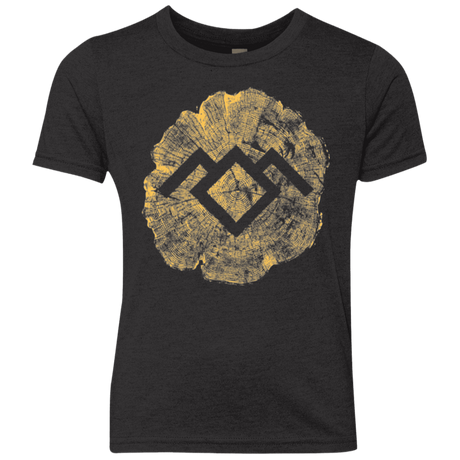 T-Shirts Vintage Black / YXS TWIN PEAKS LOG Youth Triblend T-Shirt