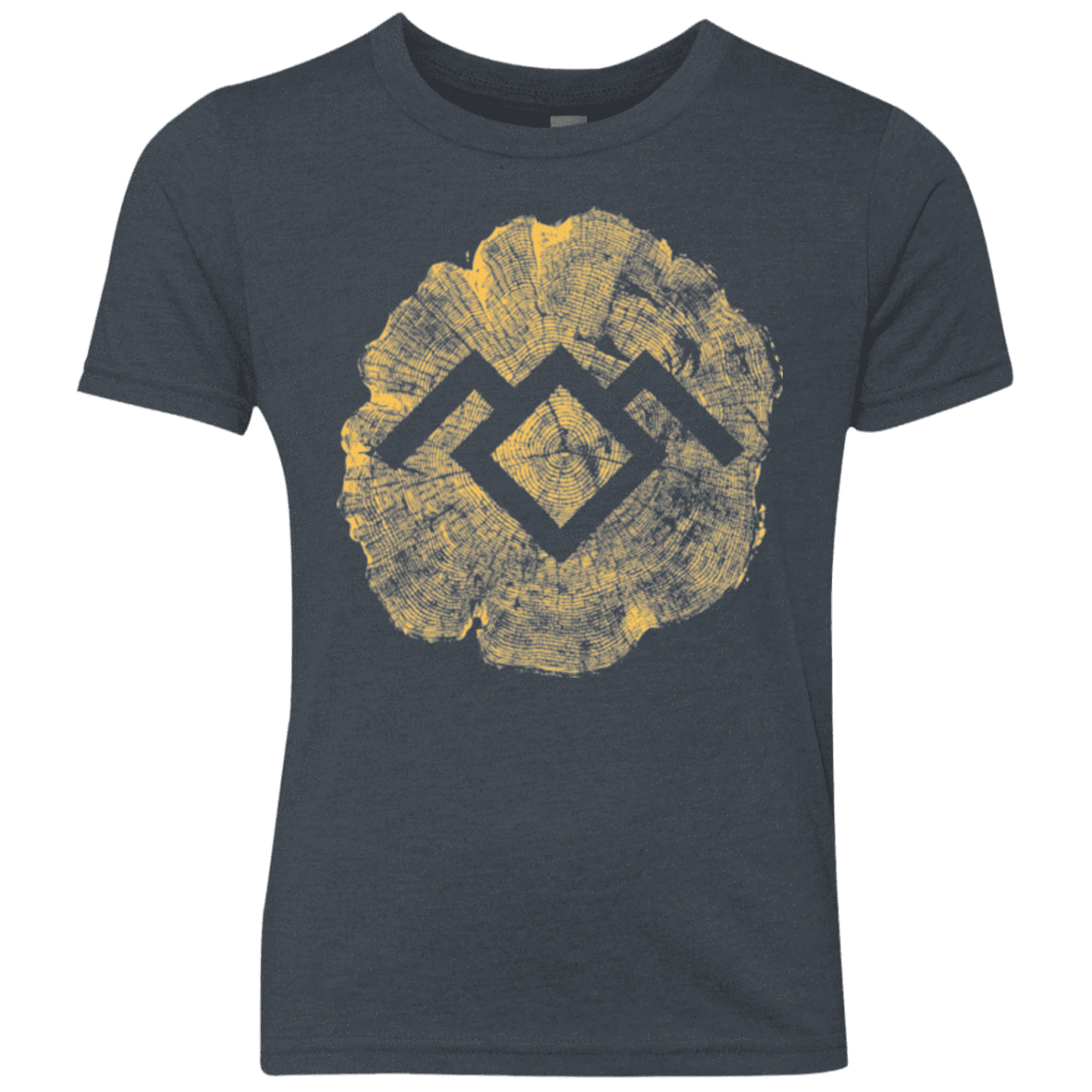 T-Shirts Vintage Navy / YXS TWIN PEAKS LOG Youth Triblend T-Shirt