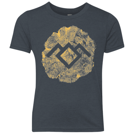 T-Shirts Vintage Navy / YXS TWIN PEAKS LOG Youth Triblend T-Shirt