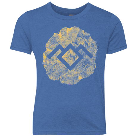 T-Shirts Vintage Royal / YXS TWIN PEAKS LOG Youth Triblend T-Shirt