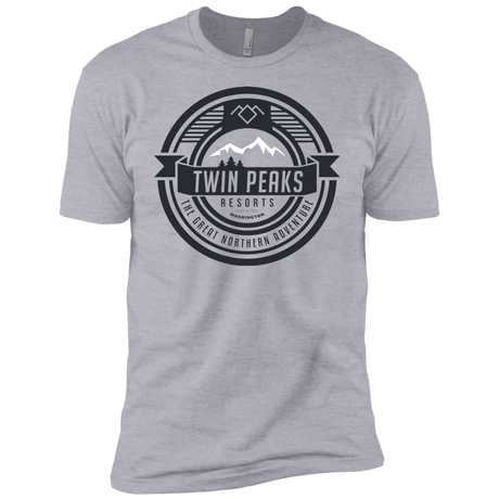 T-Shirts Heather Grey / YXS Twin Peaks Resorts Boys Premium T-Shirt