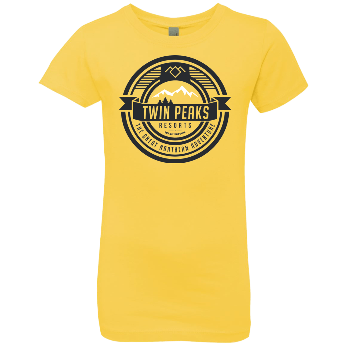 T-Shirts Vibrant Yellow / YXS Twin Peaks Resorts Girls Premium T-Shirt