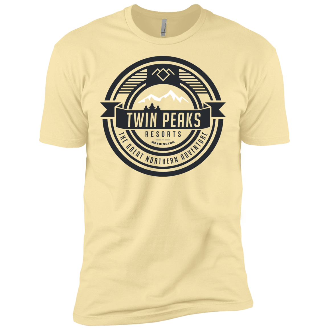 T-Shirts Banana Cream / X-Small Twin Peaks Resorts Men's Premium T-Shirt