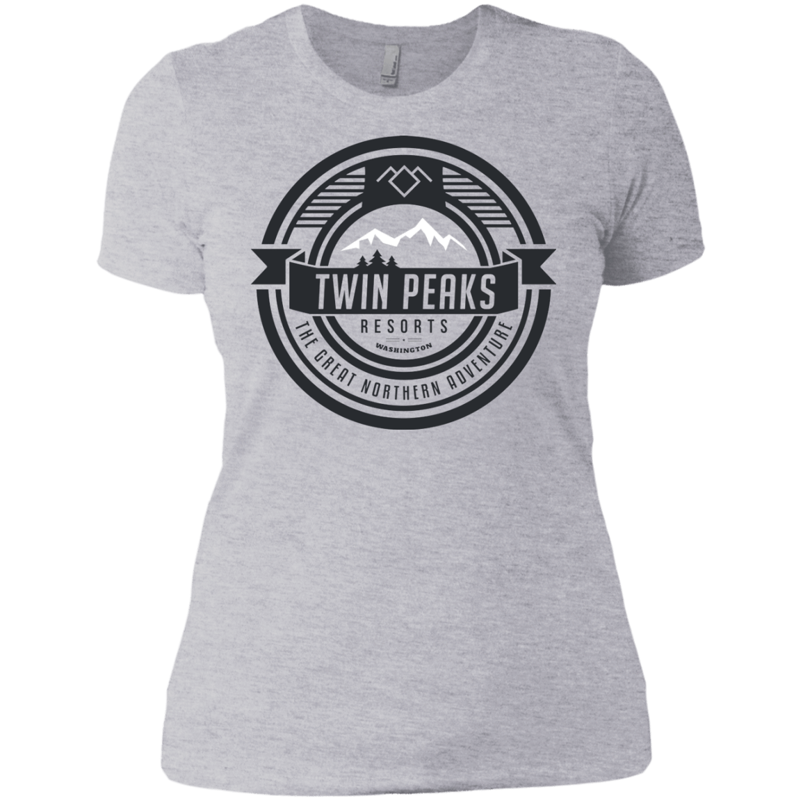T-Shirts Heather Grey / X-Small Twin Peaks Resorts Women's Premium T-Shirt