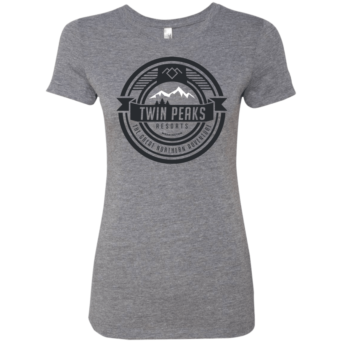 T-Shirts Premium Heather / Small Twin Peaks Resorts Women's Triblend T-Shirt