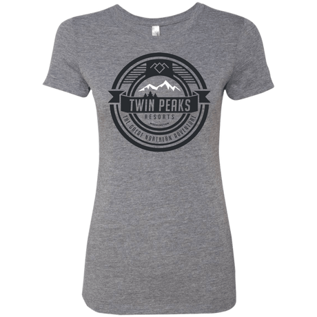 T-Shirts Premium Heather / Small Twin Peaks Resorts Women's Triblend T-Shirt