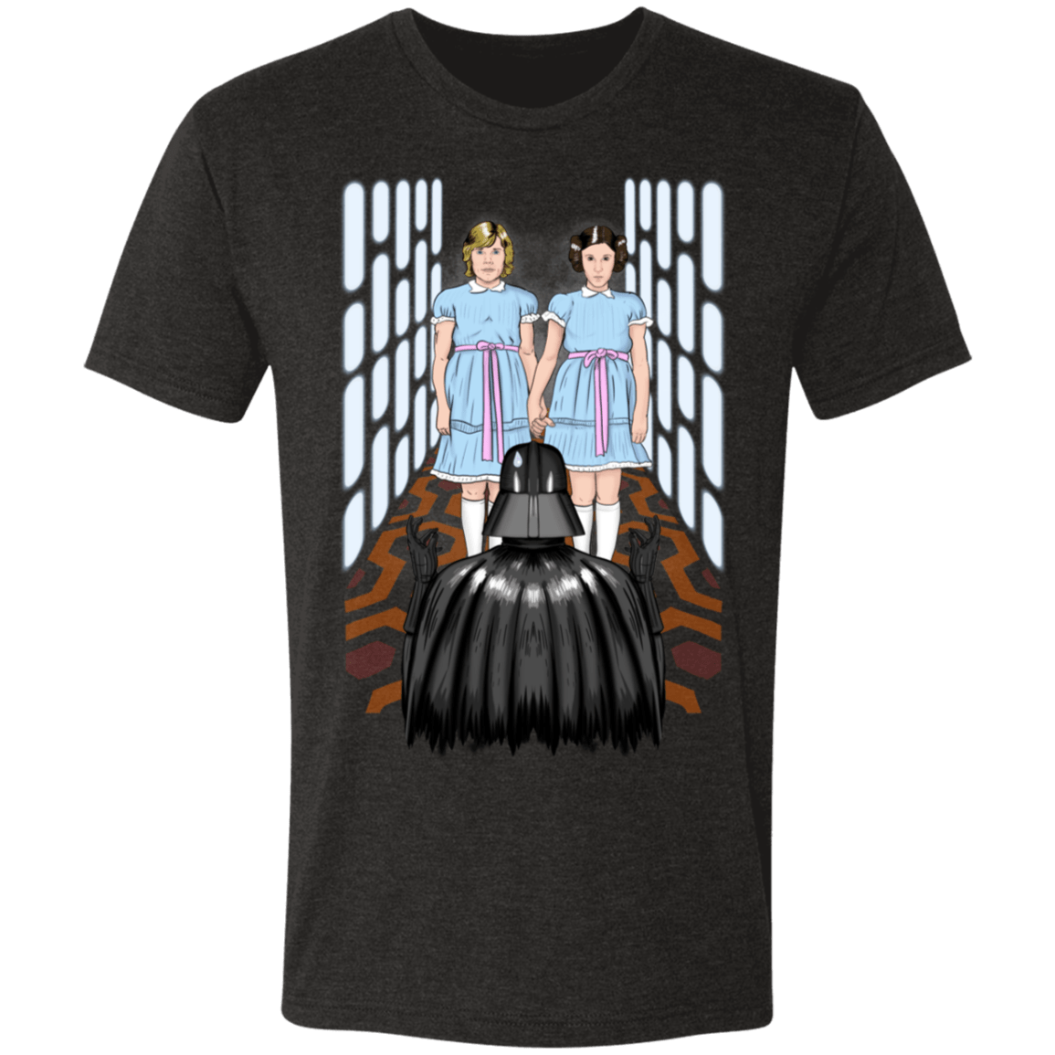 T-Shirts Vintage Black / S Twins Of Galaxy Men's Triblend T-Shirt