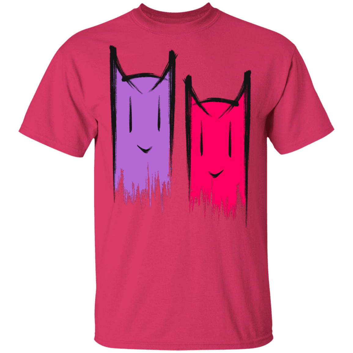T-Shirts Heliconia / S Two Crazy Cats T-Shirt