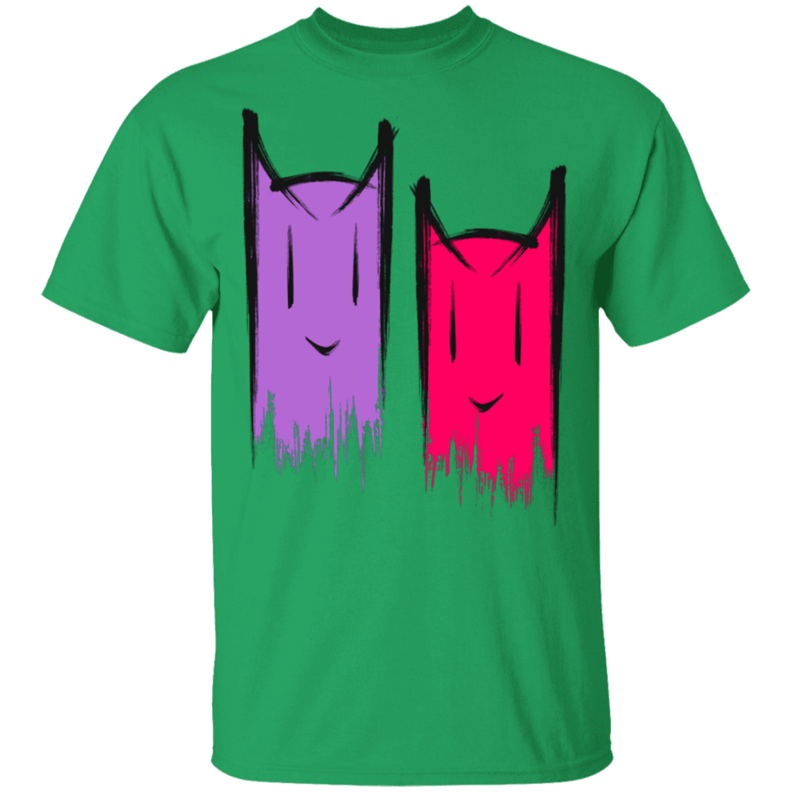 T-Shirts Irish Green / YXS Two Crazy Cats Youth T-Shirt