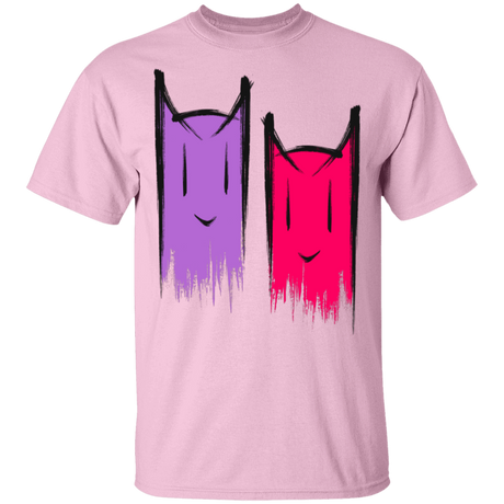 T-Shirts Light Pink / YXS Two Crazy Cats Youth T-Shirt