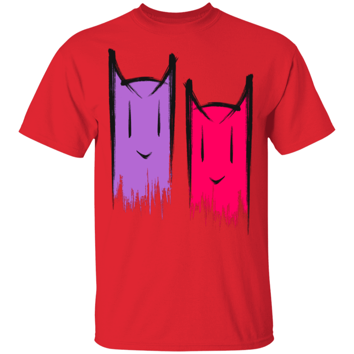 T-Shirts Red / YXS Two Crazy Cats Youth T-Shirt