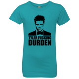 T-Shirts Tahiti Blue / YXS Tyler Fucking Durden Girls Premium T-Shirt