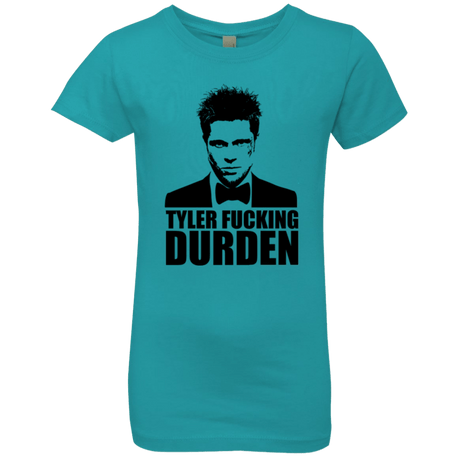 T-Shirts Tahiti Blue / YXS Tyler Fucking Durden Girls Premium T-Shirt